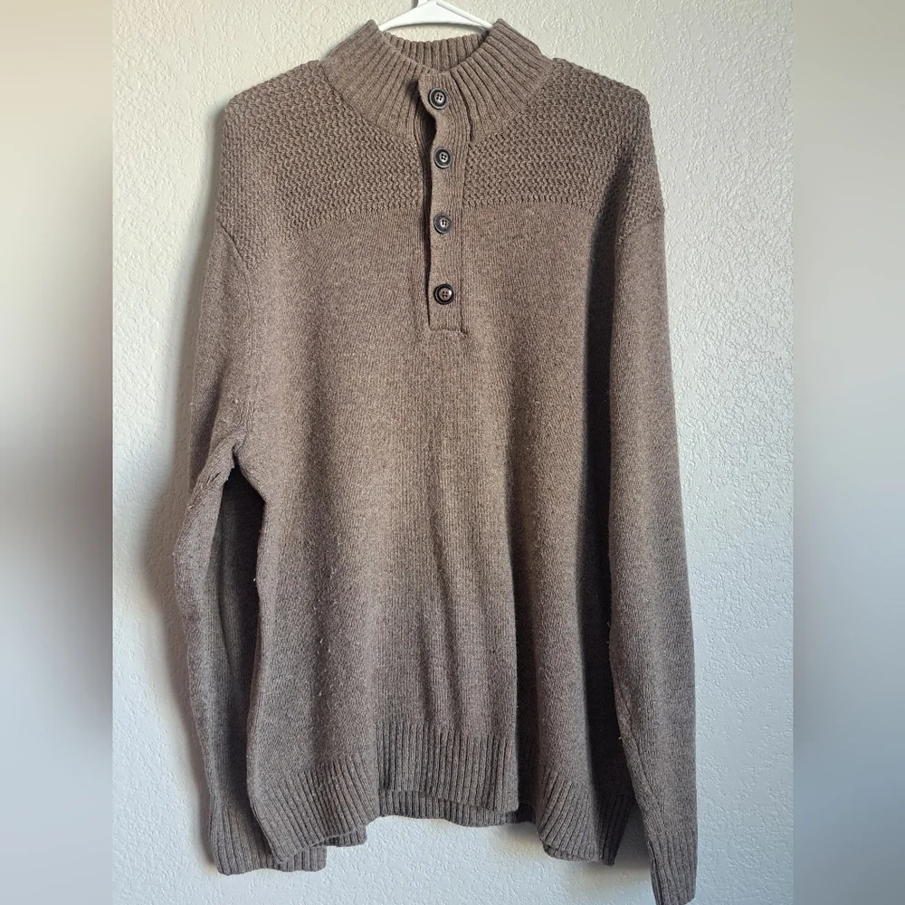 Haggar Men's Wool Blend Sweater Size Large